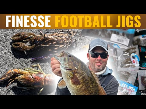 Finesse Football Jigs and Z-Man Finesse TRD's 