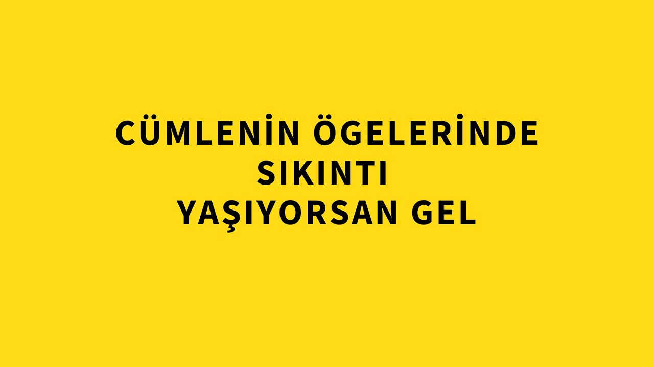 Cümlenin Ögelerinde Sözcük Gruplarının Önemi!