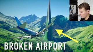 I Found THE MOST GLITCHED AIRPORT IN MSFS - BROKEN