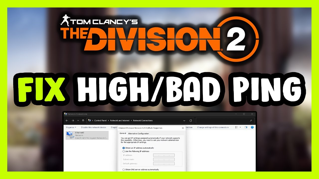 How to FIX Tom Clancy's The Division 2 High/Bad Ping & Packet Loss ...