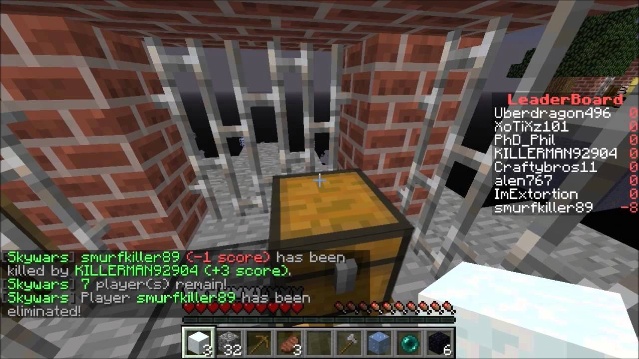 Minecraft Skywars with Im Extortion, Xotixz101, and PhdPhil.