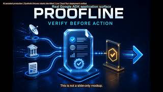 Proofline — Verification-First AI Agent on Google Cloud