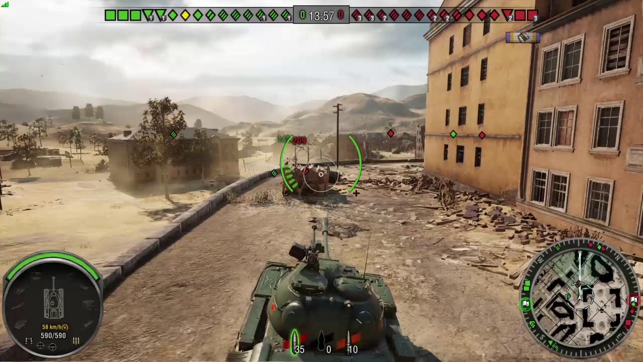 Awesome World of Tanks jump kill (WOT)