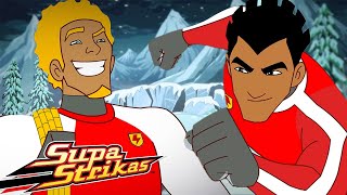 Супа Стрикас Готовятся к Игре против Железного Танка в Ледяной Крепости!