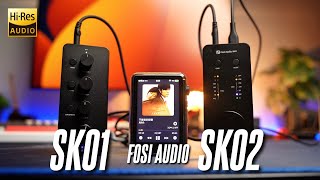 Best Desktop Headphones DAC AMP! Fosi Audio SK01 & SK02 Comparison Review!