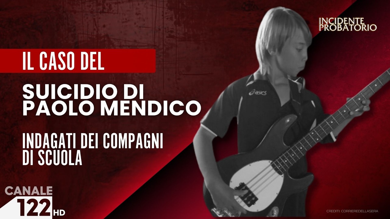SUICIDIO PAOLO MENDICO, INDAGATI DEI COMPAGNI DI SCUOLA