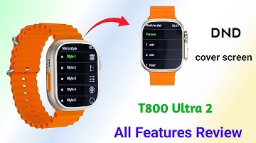 T800 Ultra 2 Smartwatch All Features | T800 Ultra 2 All Features ⚡️Details | T800 Ultra 2