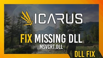 Fix msvcrt.dll Missing Icarus Error | Simple Fix