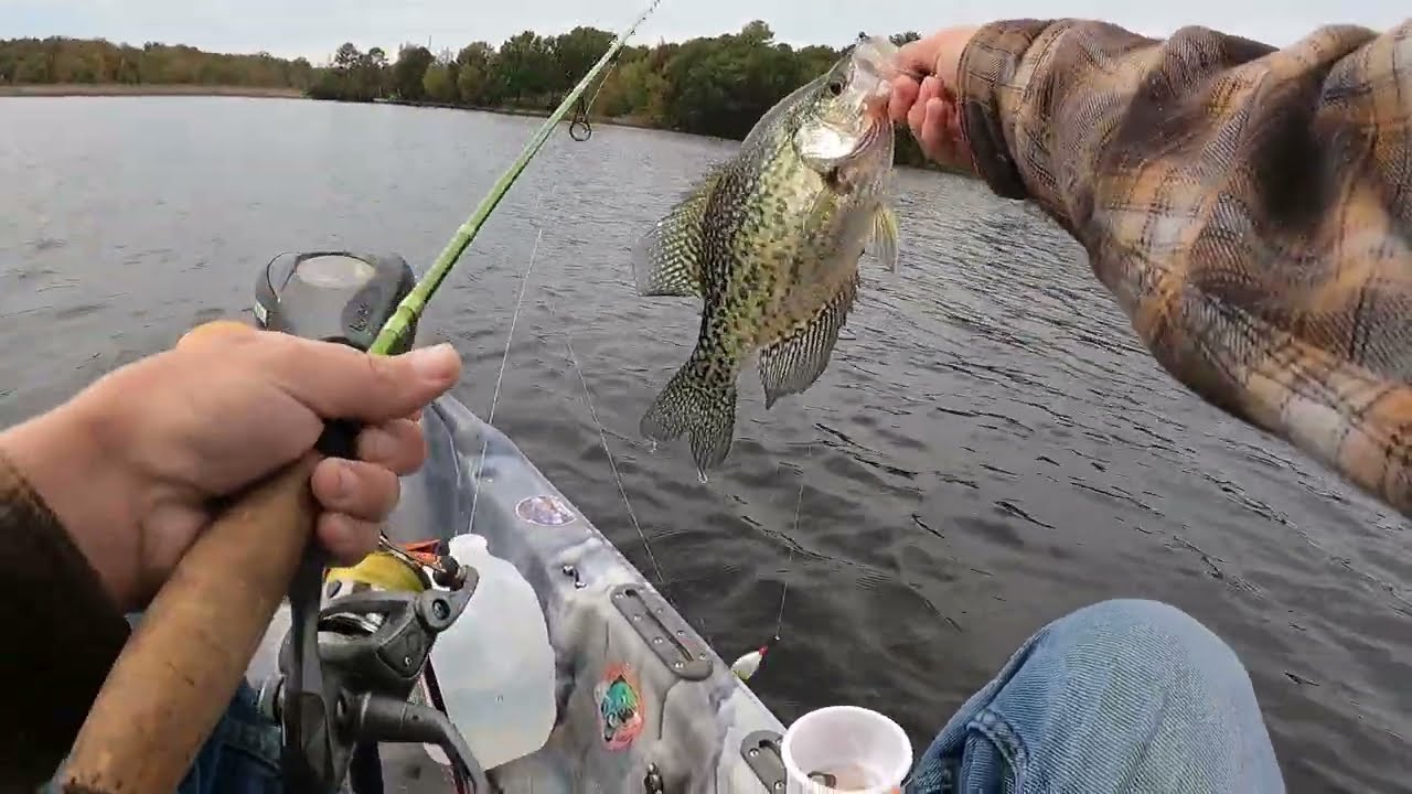 November Crappie Fishing w/ Slip Bobber & Jig YouTube