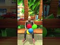 BALLOON POP CHALLENGE! How many did they pop in Scary Teacher 3D #short #animation