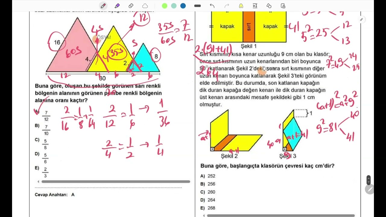 🏆2024 MSÜ GEOMETRİ  ÇÖZÜMLERİ 🎯