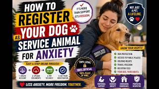 How to register dog as service animal for anxiety