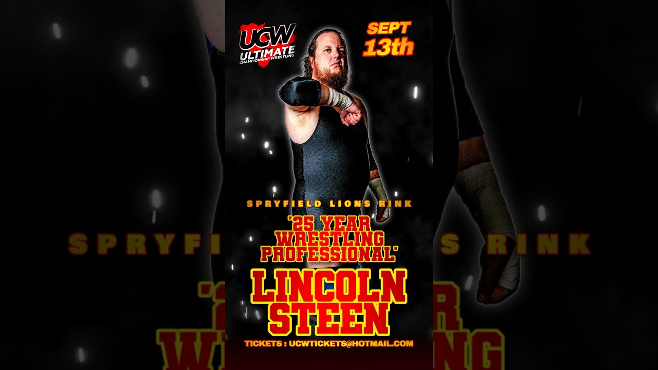 Live Pro Wrestling in Halifax, Nova Scotia at the Spryfield Lions Rink featuring Lincoln Steen!