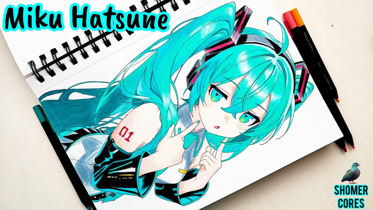 Cómo Colorear a Miku Hatsune 💙 / How to Color Miku Hatsune 💙