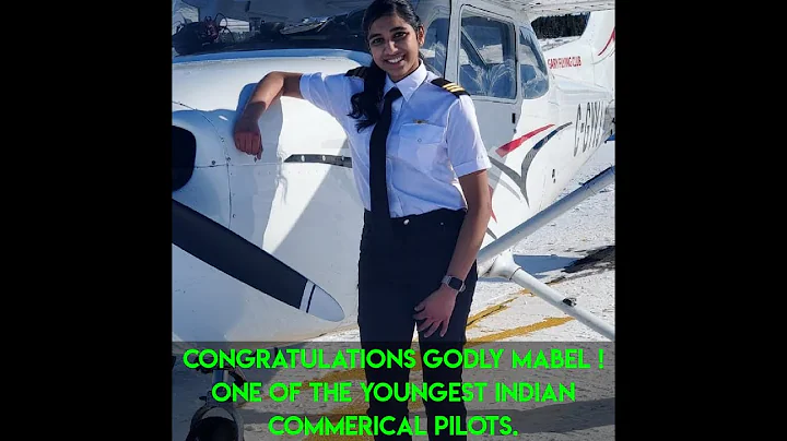 Godly Mabel | Commercial pilot License sign-off | ...