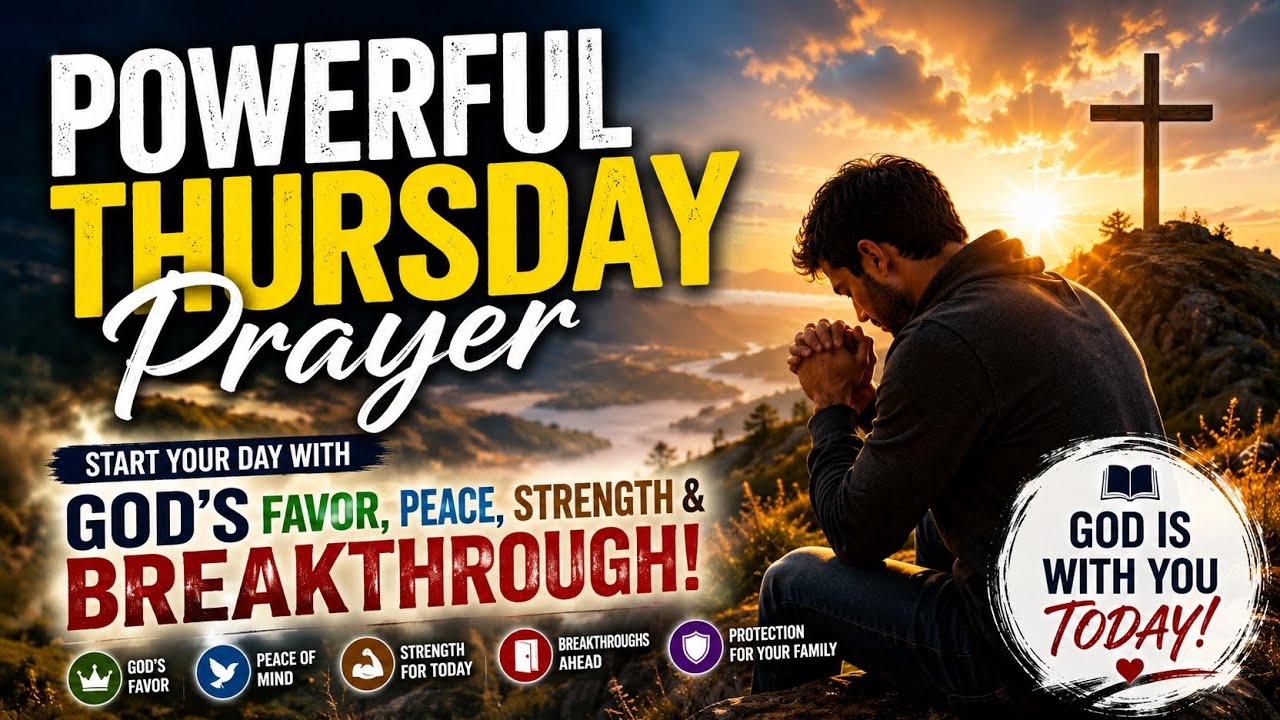 Powerful Thursday Morning Prayer | Start Your Day With God's Favor ...