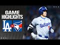 Dodgers vs blue jays game highlights 42724  mlb highlights