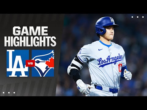 Dodgers vs. Blue Jays Game Highlights (4/27/24) 