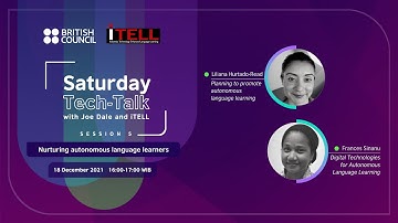 Saturday Tech-Talk with Joe Dale & iTELL #5: Nurturing Autonomous Language Learners