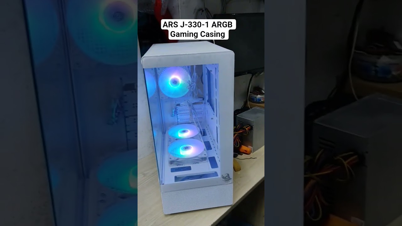 ARS J-330-1 ARGB White Gaming Casing Price 3,200/-Tk