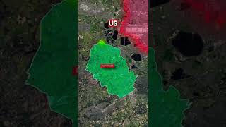The Secret U.S. Land in England #shorts #maps #usa #england... #Shorts #reality..explained