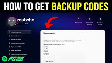 How to Get Backup Codes for FC 26 Web App (Step By Step)