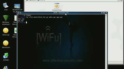 Créer et décompresser une archive sous linux avec tar