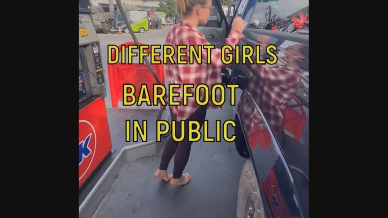МНОГИЕ РАЗНЫЕ ДЕВУШКИ БОСИКОМ В ОБЩЕСТВЕННЫХ МЕСТАХ #босиком #босоногаяжизнь #ходьбабосиком