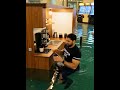 He's literally working in water #shorts #trending #bizarre