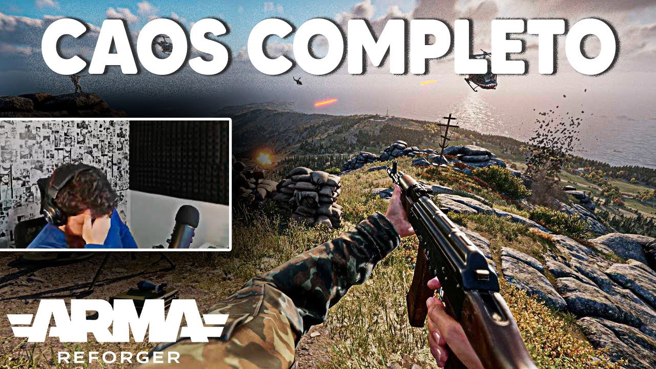 O ARMA REFORGER VIROU UM COMPLETO CAOS! KKKKKKKK