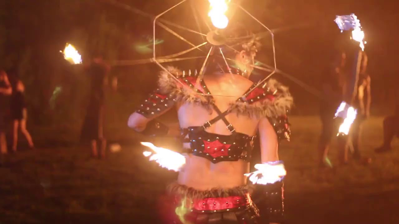 Juniper at Ragnarok with Fire Umbrella