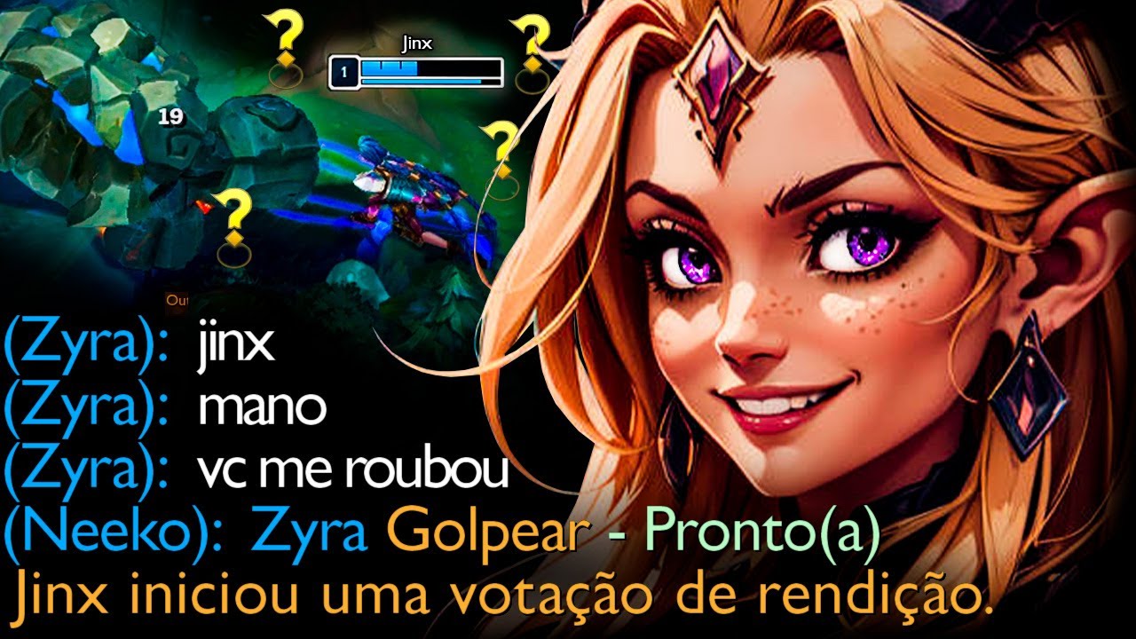*29 KILLS* ZYRA 1V9 E JINX ROUBOU MEU BLUE E FEEDOU KKKKKKKKKKK