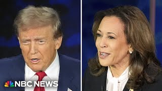NBC News poll finds Harris and Trump neck and neck weeks before Election Day