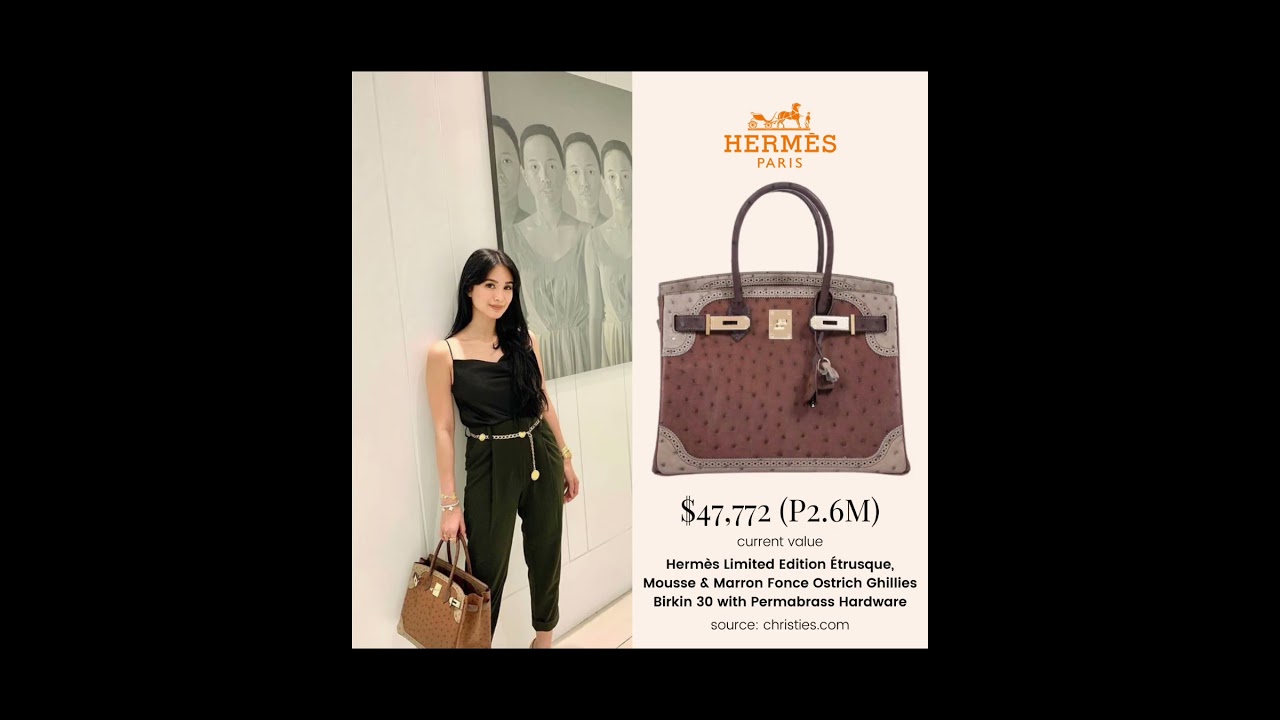 Kim Chiu shows collection of luxury bags, including an Hermes painted by Heart  Evangelista