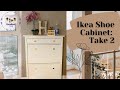 Ikea Hemnes Shoe Cabinet | Entryway Make Over