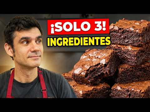 BROWNIE DE NUTELLA CON SOLO 3 INGREDIENTES ¡FÁCIL Y DELICIOSO!