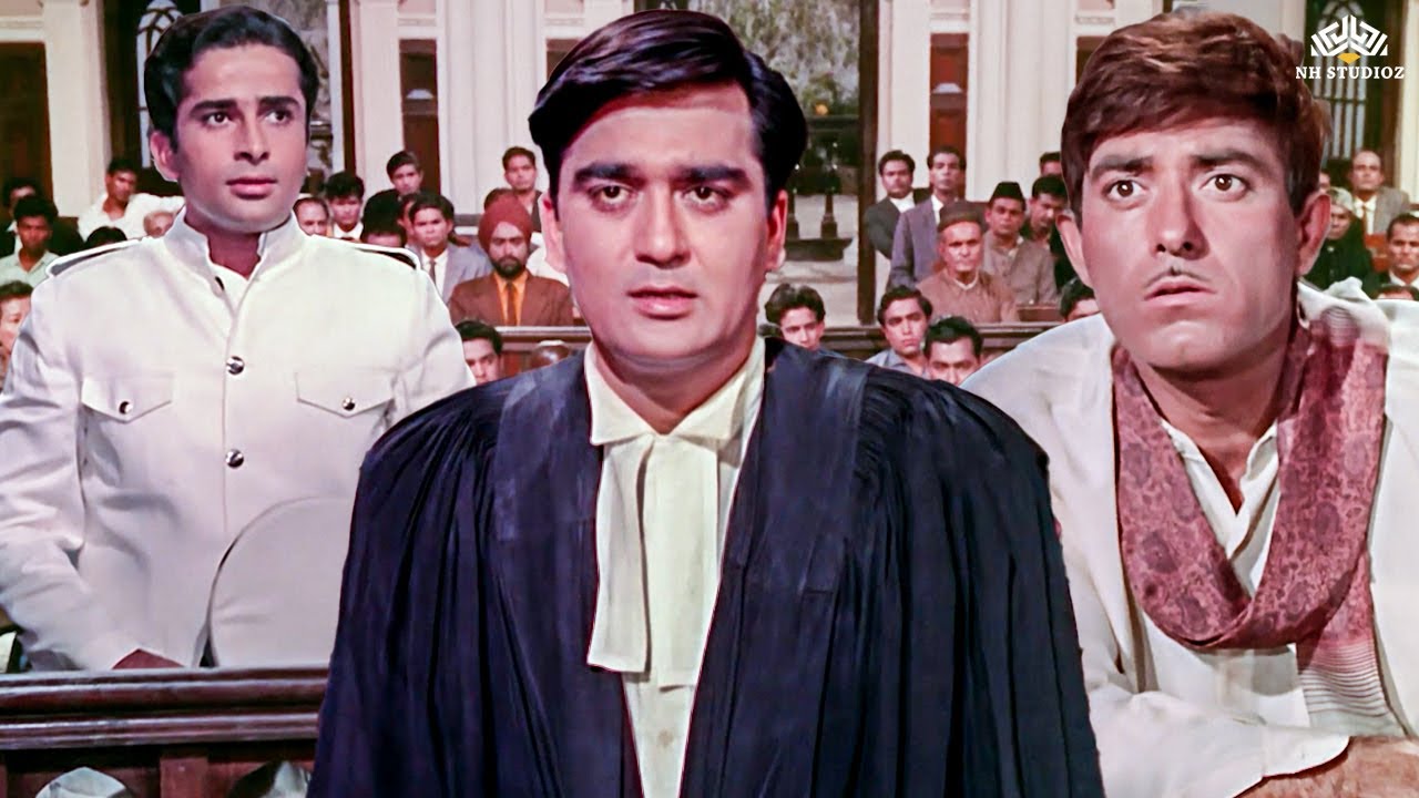 राज कुमार का जबरदस्त कोर्ट सीन। शशि कपूर, सुनील दत्त। वक़्त मूवी सीन | Raaj kumar Dialogue