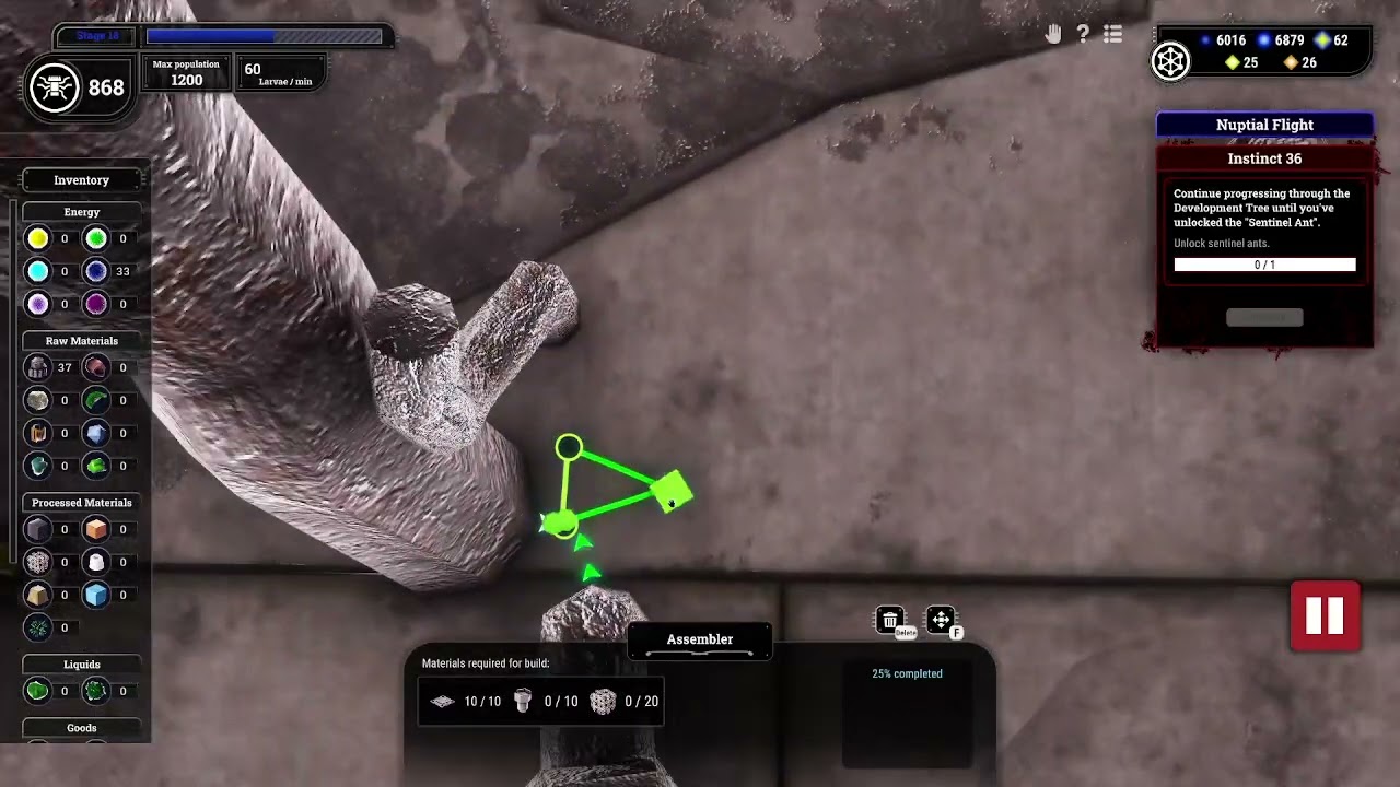 Microtopia S01E63, Instinct 36, Ancient Island Energy Colliders, Optimized Tier 4 Pod farming