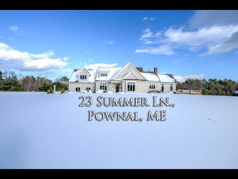23 Summer Ln., Pownal, ME home video tour