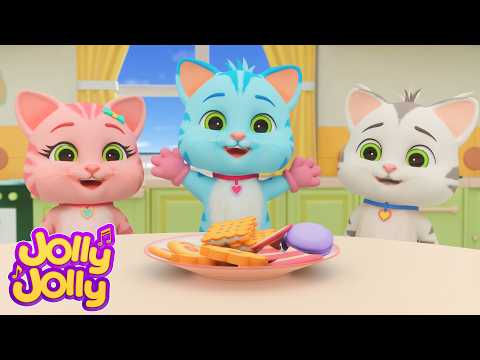 Uno, dos, tres gatitos 😺 | Canción del gato | Jolly Jolly en Español - Canciones Infantiles
