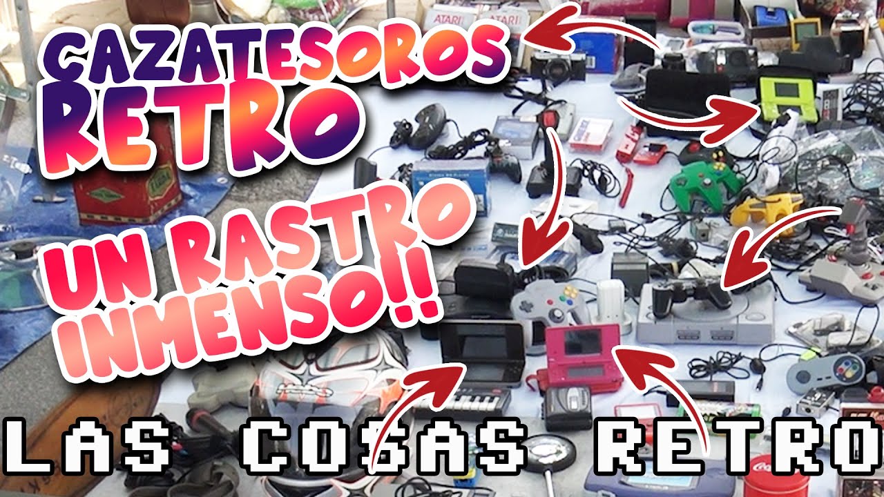 CAZATESOROS RETRO 🌟 RASTRO de La Nucía | Buscando RETROTECNOLOGÍA