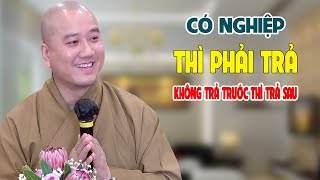 Có Nghiệp Phải Trả Không Trả Trước Thì Trả Sau - Pháp Thoại Thầy Thích Pháp Hòa