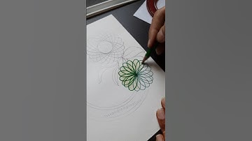 Flower decor 🌼 #flowers #art #shorts #design #spirograph #drawing #viralvideo #trending