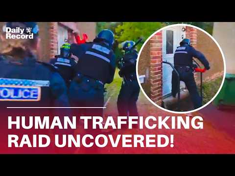 I joined Scottish Police on human trafficking raid with 36 arrests made