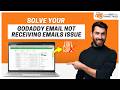 GoDaddy Email Not Receiving Emails [Fixed] | Help Email Tales