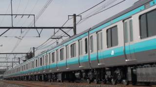 配9772レ E233系1000番台新津配給(4)