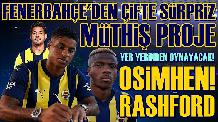 SONDAKİKA Fenerbahçe'de Osimhen Bombası! Facunda Medina ve Rashford'da Sürpriz Transfer PROJESİ!