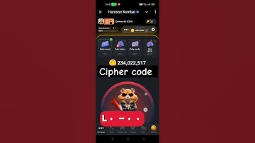 Cipher code 18 & 19 August hamster Kombat| code#shorts
