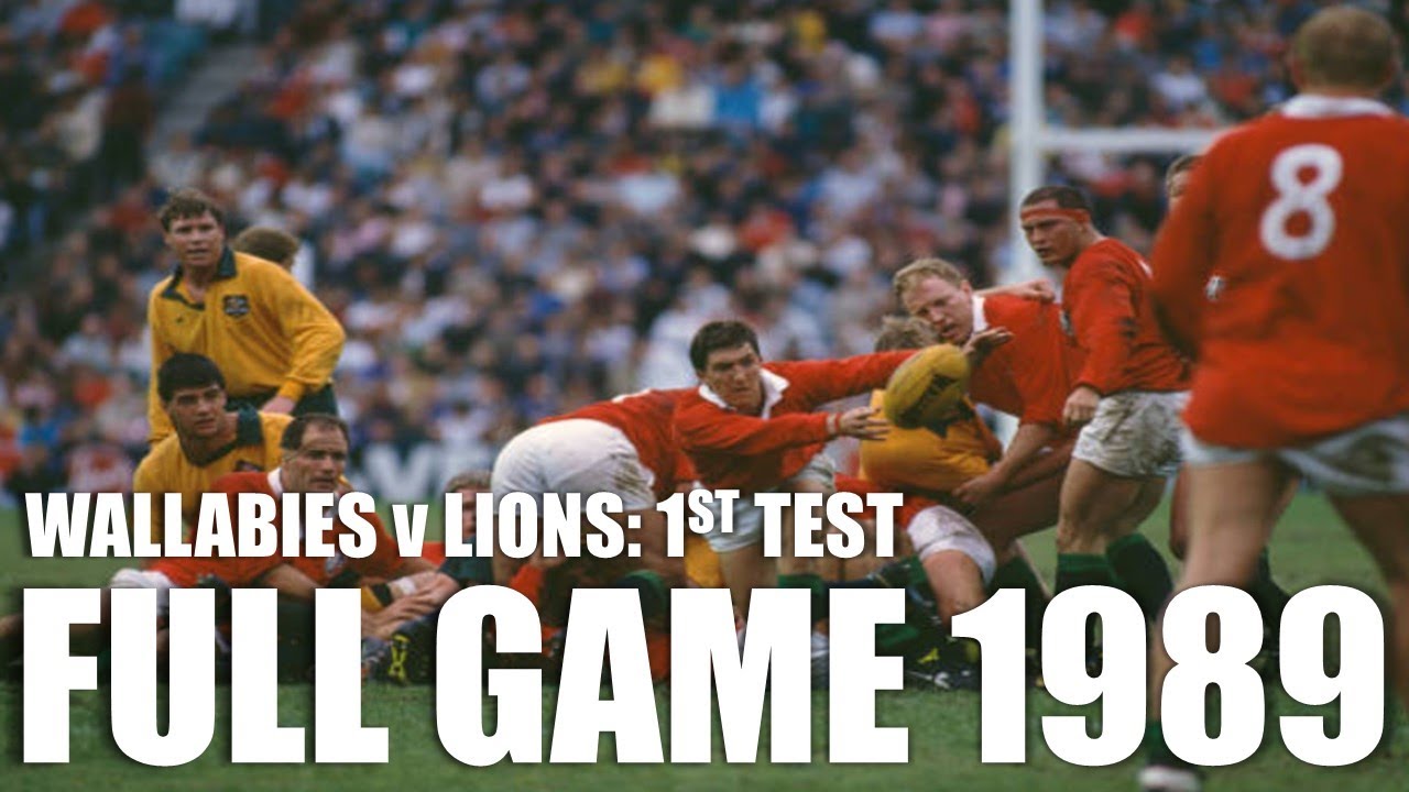 Australia v British Lions | 1989 | Test 1 | Full Game