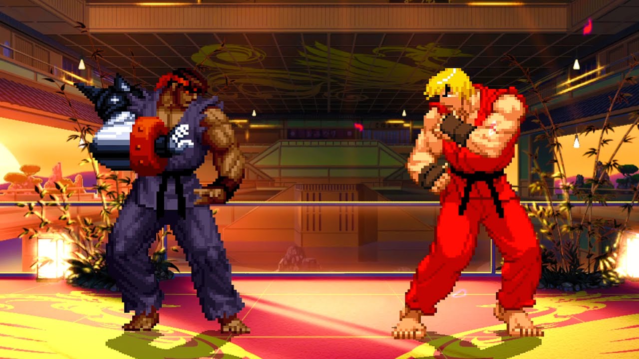 Cyber Ryu Vs. Ken - Rematch - YouTube